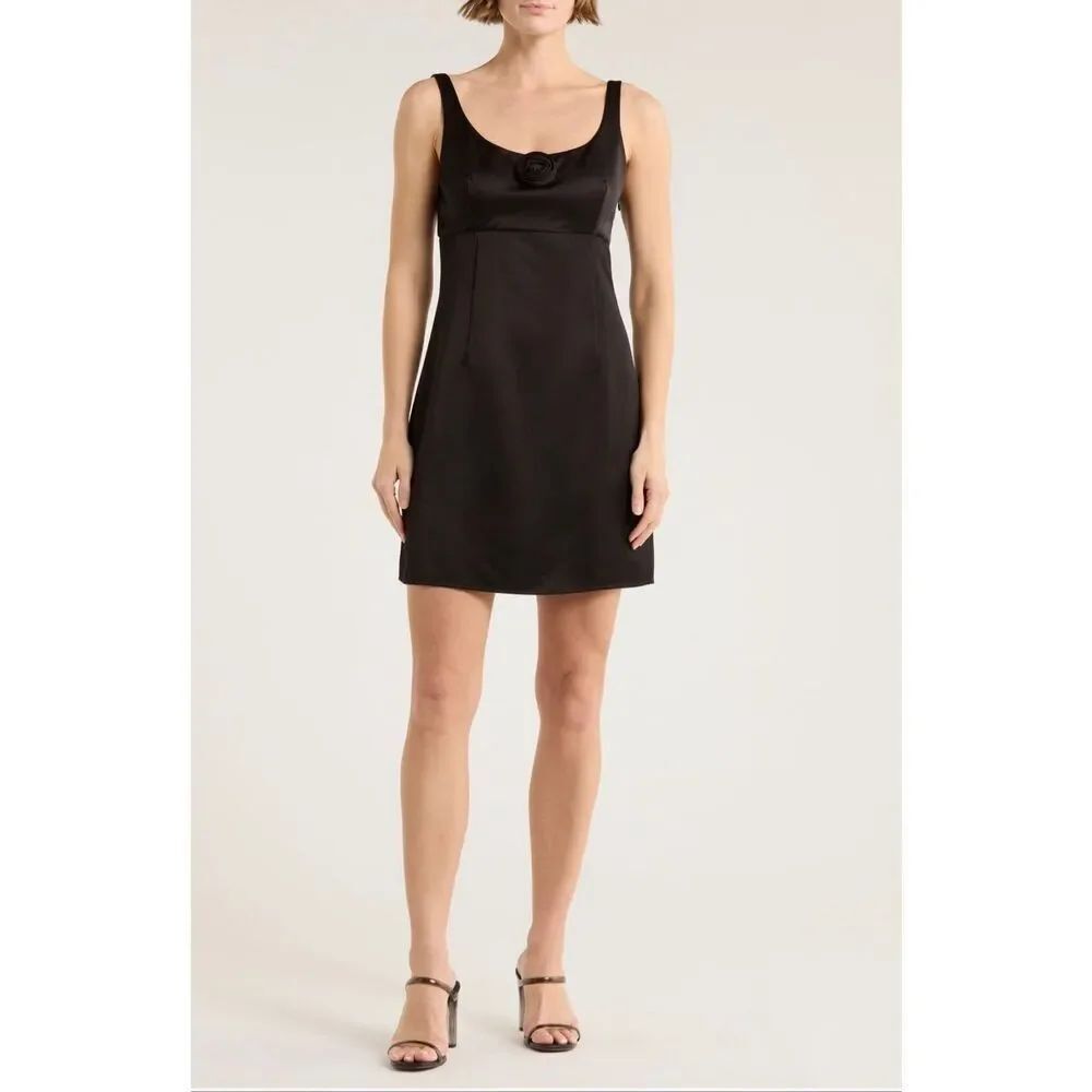 Rails Rhys Satin Crepe Mini Dress-NWT
